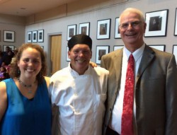 Steve at his Philabundance graduation with WGM staff Heather and Joe