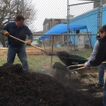 making the raised beds