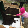 making the raised beds