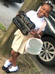 Teeyah's first day of 3rd grade